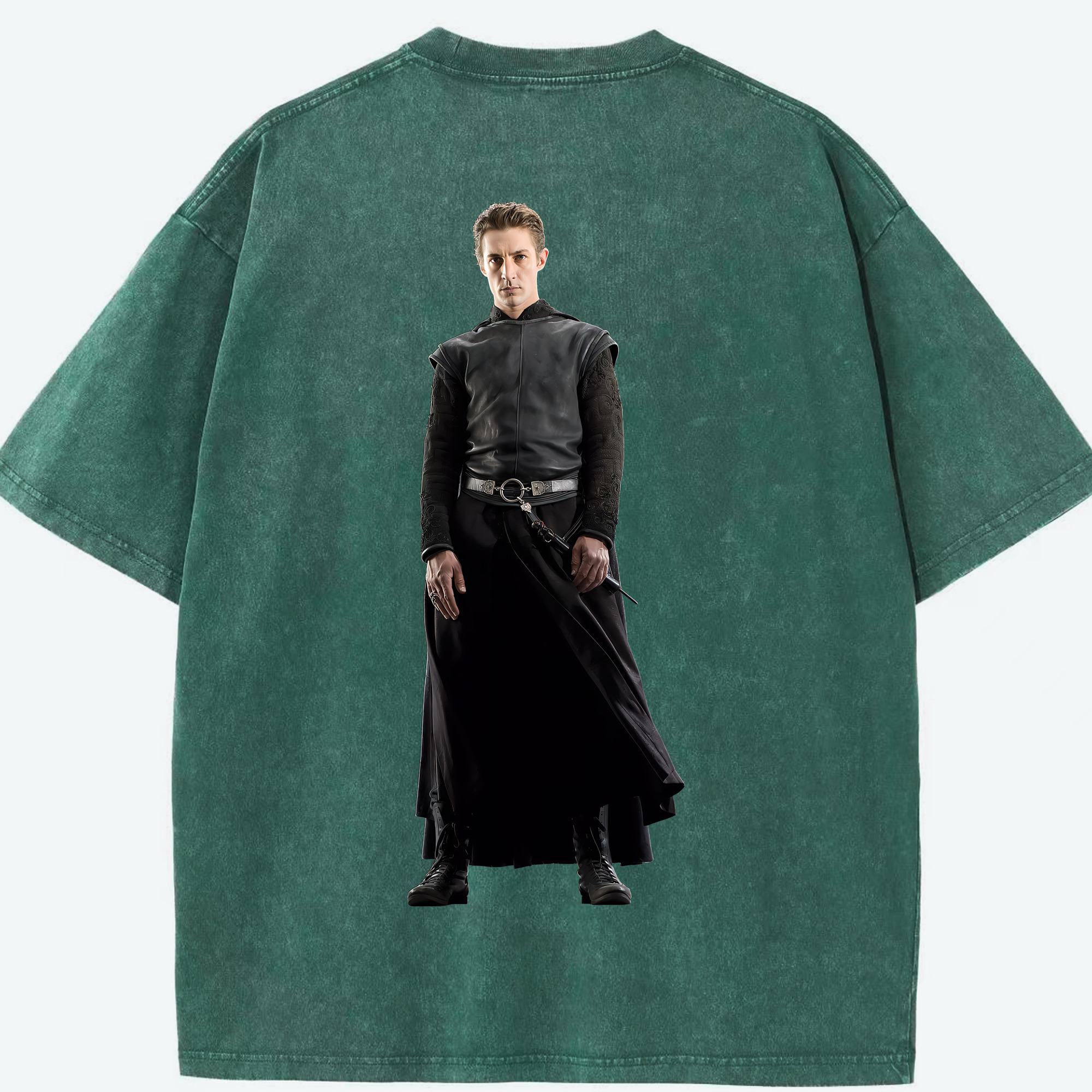 （画像用） Harry Potter ハリー・ポッターシリーズ 綿100% ヴィンテージ風 半袖Tシャツ（背面プリント）